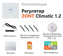 ZONT Climatic 1.2 Погодозависимый автоматический GSM / Wi-Fi регулятор (1 ГВС + 2 прямых/смесительных) с доставкой в Красногорск